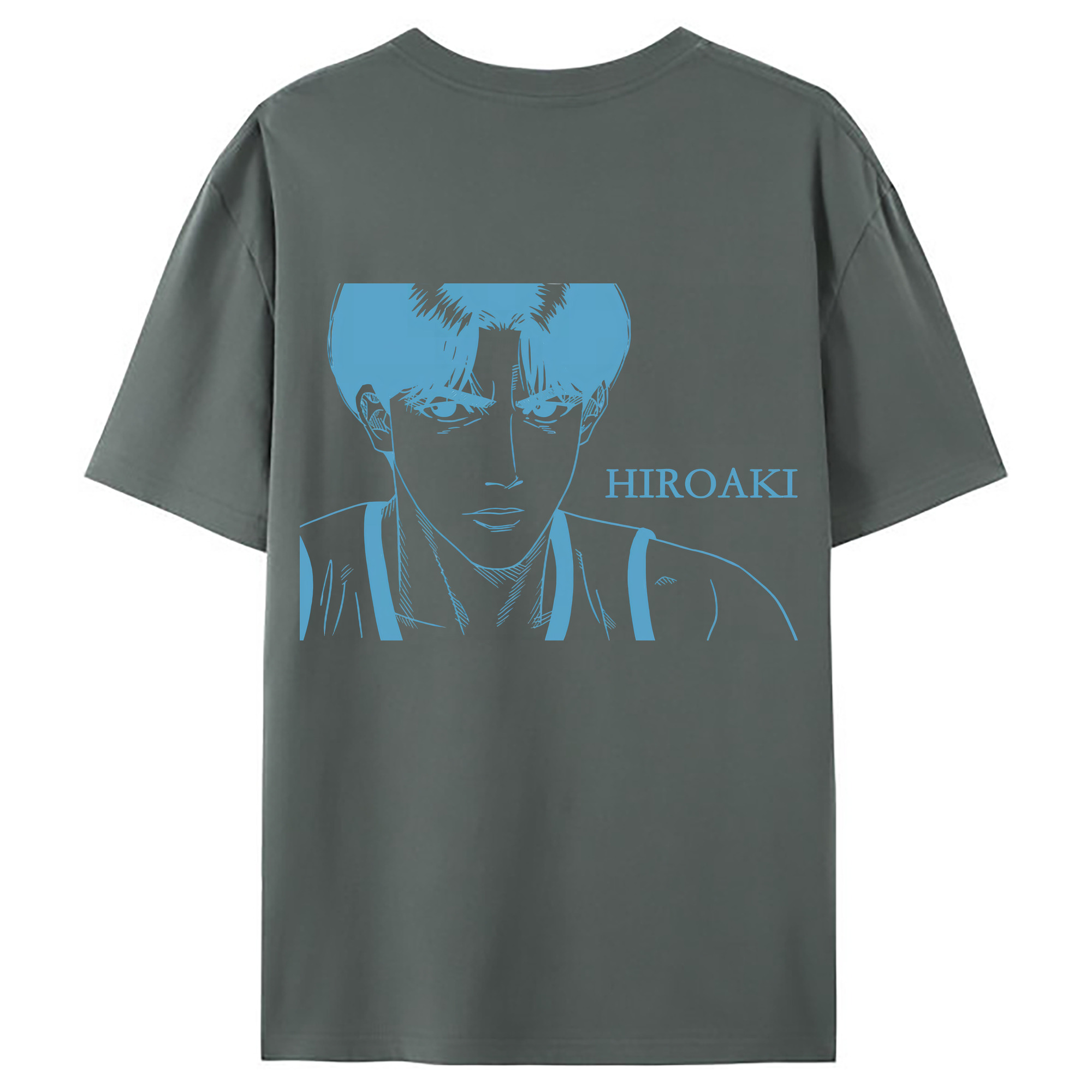 （画像用） SLAM DUNK／スラムダンク 綿100％ メンズ半袖Tシャツ（バックプリント） 通気性